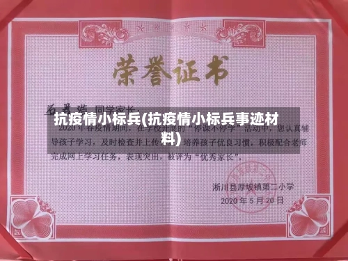 抗疫情小标兵(抗疫情小标兵事迹材料)