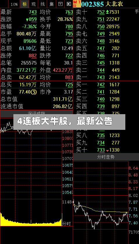 4连板大牛股，最新公告-第3张图片